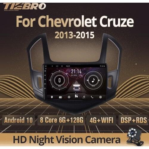 2DIN Android 10 Car Radio For Chevrolet Cruze 2013-2015 Auto Radio GPS Navigation Stereo Receiver Bluetooth Player Car Video IGO