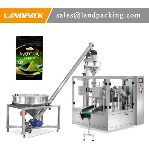 Automatic Doypack With Zipper For Matcha Powder Packing Machine