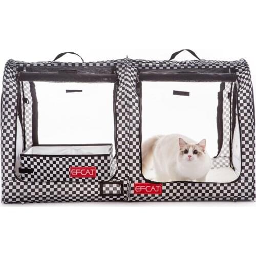 Large Pet Dog Cat Cage Foldable Tent House Cattery Delivery Room Professional Cat Competition Cage