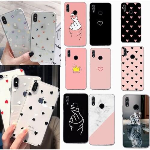For Huawei P20 Lite Case Cover Slim Soft Silicone Cover Protective Phone Case For Huawei P30 40 Lite E Pro P Smart 2019 Nova 5T