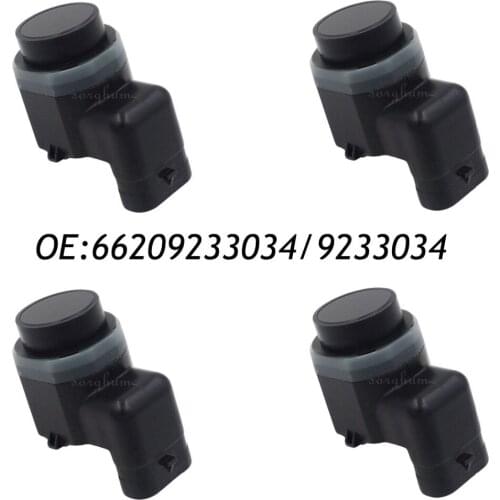 4PCS 9233034 PDC Parking Sensor For BMW X3 X5 X6 1 3 5 6 Series 2.0L/3.0L/4.4L 66209233034