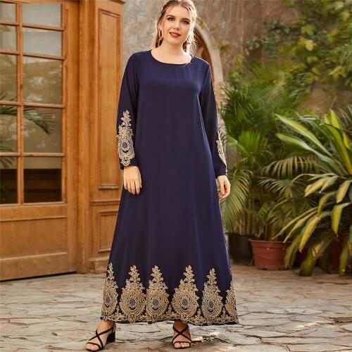 Eid Abaya Muslim Women Loose Maxi Dress Dubai Kaftan Turkey Caftan Ramadan Islamic Clothing Vestidos Arabic Robe Long Party Gown