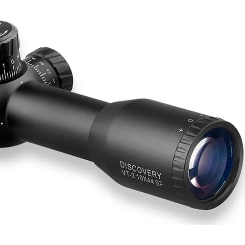 Mira telescópica para rifle Discovery, de aumento de 10X44SF VT-2, retícula con cable, tubo fino de 30mm