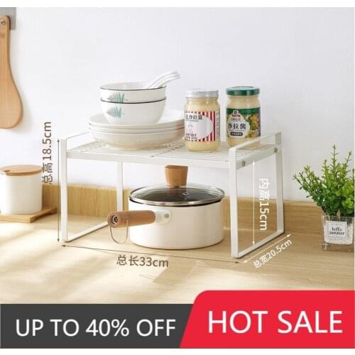 Multi-layer Kitchen Shelf Spice Rack Countertop Organizer Cabinet Pantry Shelf Counter Organizer and Storage for Kitchen