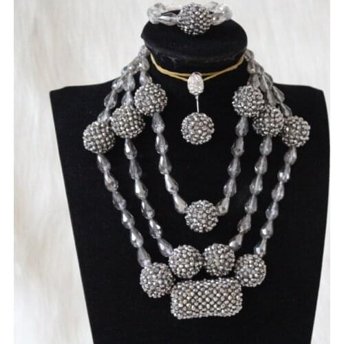 Dudo Store Jewellery For Women Set Simple African Bridal Necklace Set 2019 Jewelry Set With Free Shipping 3 Pieces