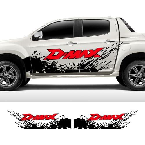 For Isuzu D Max Dmax D-Max Car Stickers Pickup Door Side Decals Truck Graphics Vinyl Film Custom Decor Cover Auto Accessories