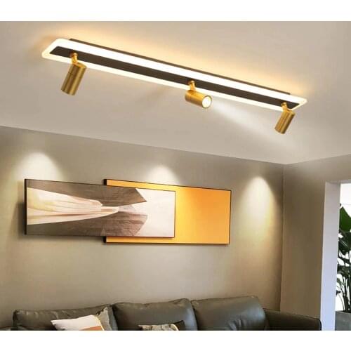 NEO Gleam Minimalism Modern LED Chandelier For Balcony Foyer Kitchen Room Bar 85-265V Chandelier Lamp with Spot lights Fixtures