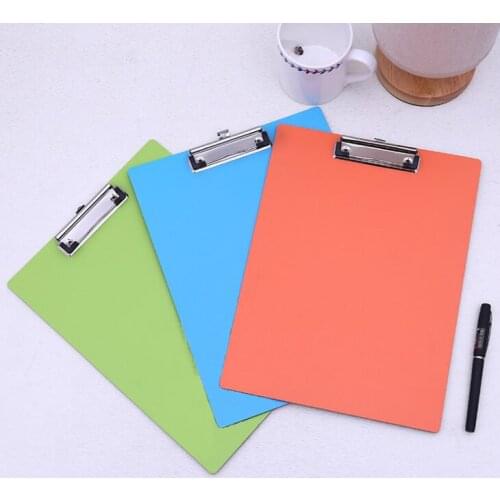 3 pcs/lot A4 File Folder Board Foamed PP plate Solid color Document Bills Writing Hard Board Stationery Office School Supplies
