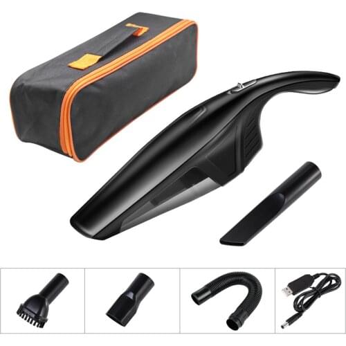 Portable Handheld Cordless Vacuum Cleaner USB Rechargeable Wet Dry Dual-Use Vacuum Cleaner For Home Car Cleaning