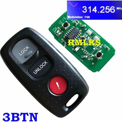 RMLKS Replacement Keyless Entry Remote Car key For Mazda KPU41846 315Mhz For Mazda 3 2004-2006 For Mazda 6 2003-2005