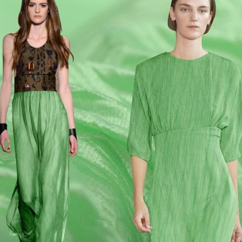 Special early spring silk solid color silk fabric texture cicada sense of texture and delicate silk fabric