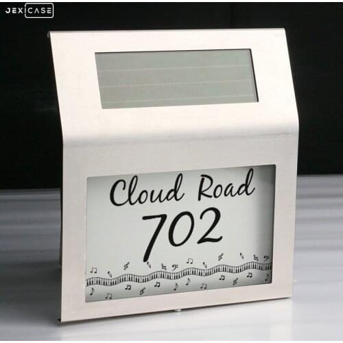 Led solar light outdoor Lamp Waterproof 2Led Light-operated Billboard Lamp of Outdoor House Number Outdoor Lighting Doorplate