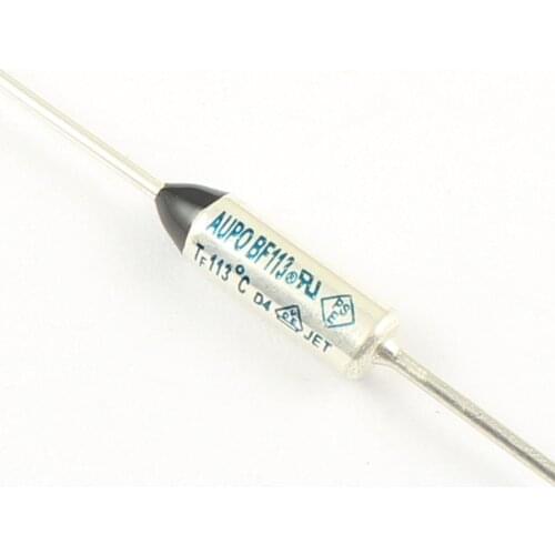 10pcs AUPO Thermal Fuse Cutoff TF Pellet TCO 113 Degree 250V 10A BF113
