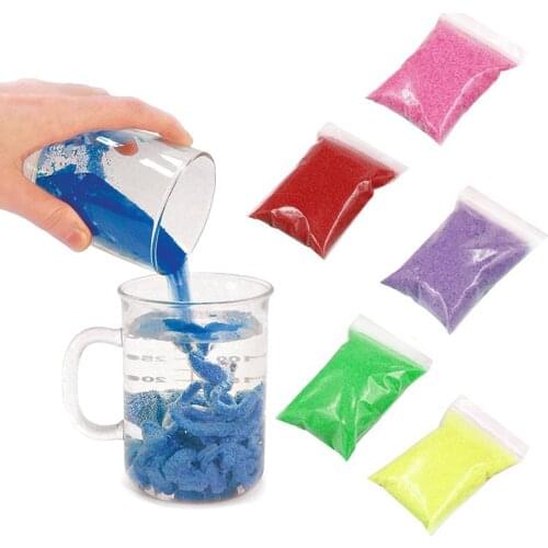 50g Magic Sand DIY Handmade Toys Amazing Space Sands Not Wet Slime Molding Hydrophobic Sand Toys for Children Kids Magic Gift