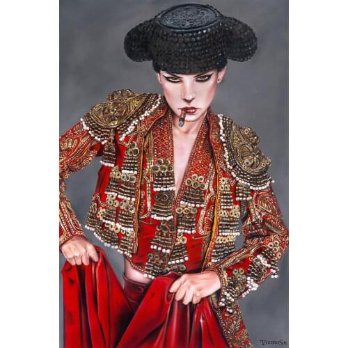 High quality Oil painting Canvas Reproductions THERE WILL BE BLOOD 2015 by Brian M.Viveros Painting hand painted