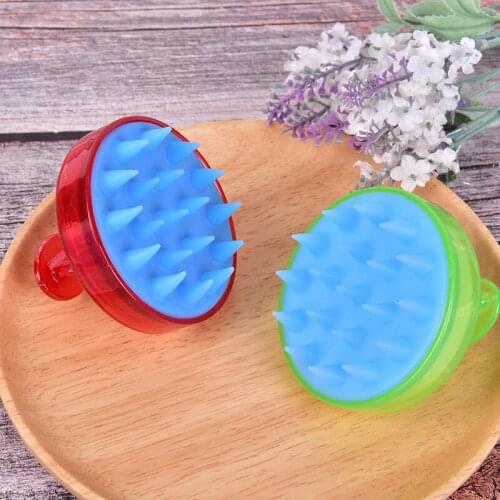 1PCS Silicone Head Spa Slimming Massage Brush Hair Washing Comb Shower Bath Brush Body Shampoo Scalp Massage Brush Comb Dropship