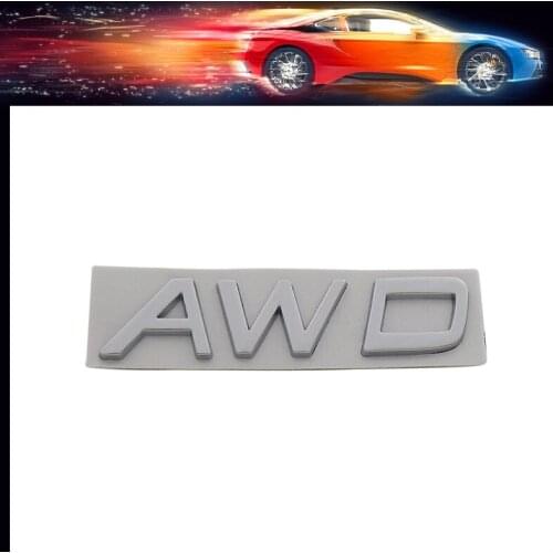 3D Premium AWD car Hood Fender trunk Tail Rear Bonnet Nameplate Decal Emblem Badge Sticker for XC60 XC90 S60 S80 S60L V40 V60
