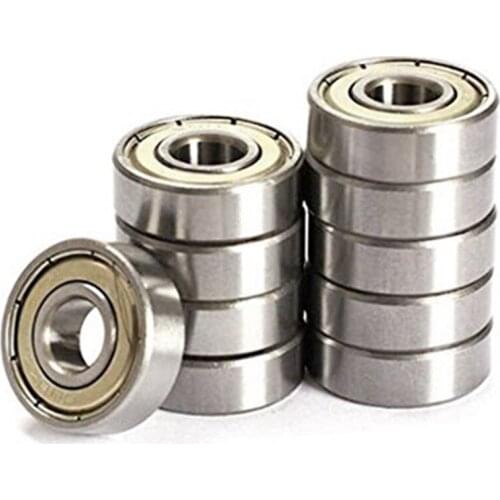 50Pcs Bearing 8X22x7mm Metal Seal And ABEC-3 Precision Grade Chromium Steel Deep Groove Ball Bearing