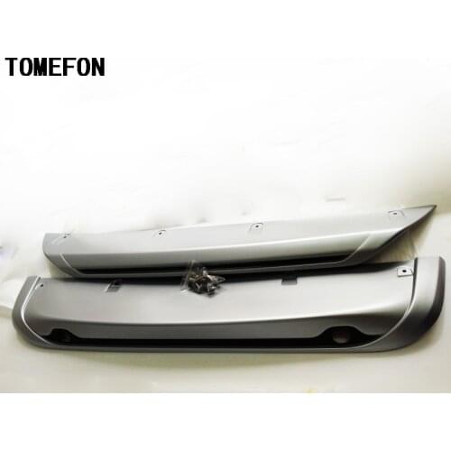 TOMEFON For Nissan Qashqai Dualis J11 2014 2015 2016 2017 Auto Accessories ABS Front & Rear Bumper Protector Skid Plate 2Pcs