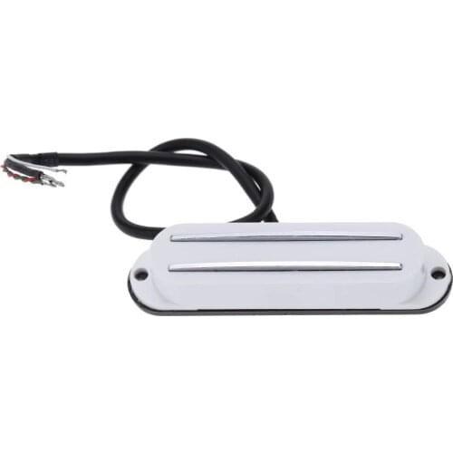 Dual Hot Rail Single Coil Humbucker Pickup 4 Wire for Electric Guitar Excellent for Guitar Parts Guitar Accessories