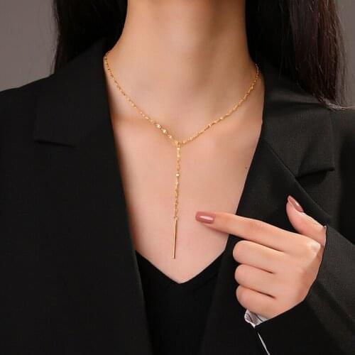 Elegant Multi-layer Choker Necklaces For Women Girls Temperamental Simple Geometric Pendant Necklace Korean Fashion Jewelry