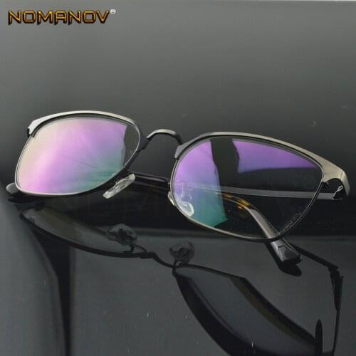 Custom Made Optical Prescription Glasses Photochromic Classic Large Titanium Alloy Full-rim Frame Myopia Short Sight Reading