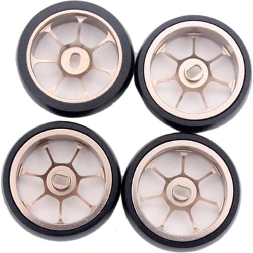 Wheel Tires Rims for 1:28 WLtoys K969 K989 P929 RC Drift Racing Car Spare Parts 20mm Metal Upgrade Wheel Rim Set