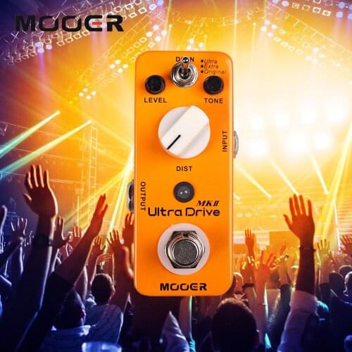 Mooer Guitar Distortion Pedal Distorsion Guitarra Accessories for Guitar Processor Mds6 Ultra Drive Mkii Multi Dynamic Effect