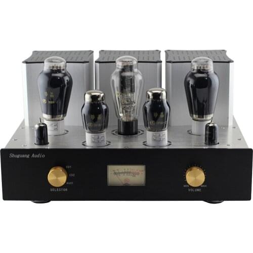 300B single-ended tube amplifier, HIFI class amplifier, rated power 10W + 10W, frequency response range: 20-25kHz