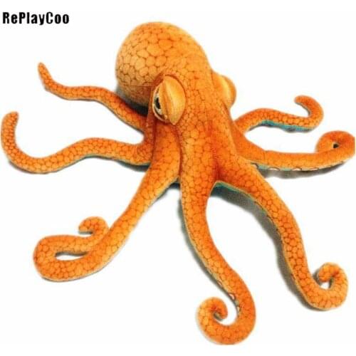 Octopus Plush Toy Giant Stuffed Cuttlefish Animal Soft Doll Stuffed Squids Plush 80cm/32" Kids Toys Gifts for Girlfrend GMR024