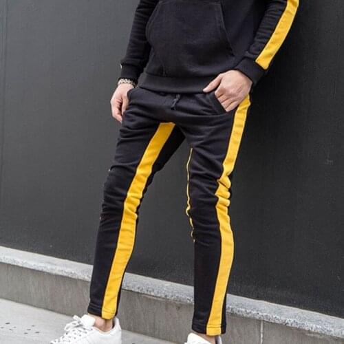 Men Black White Mens Hip Hop Sweatpants Trousers for Men 2019 Fashion Streetwear Sweatpants Joggers Causal Sportswear Pants