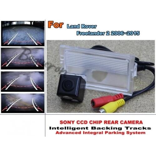 For Land Rover Freelander 2 2006~2015 Intelligent Car Parking Camera / with Tracks Module Rear Camera CCD Night Vision
