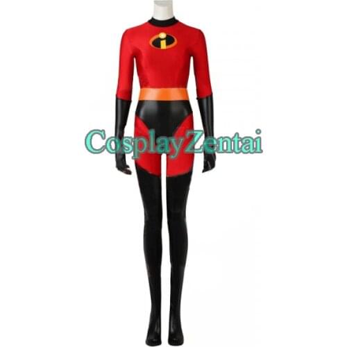 The Incredibles Elastigirl Spandex Woman Catsuit Superhero Costume Halloween Costumes for woman