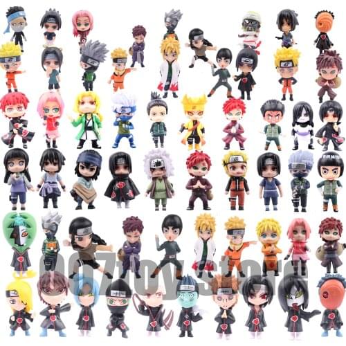 12/11/6PCS Naruto Doll Kawaii Action Figure Anime Figure Anime Childrens Gifts Naruto Haruno Sakura Uzumaki Sasuke Kakashi