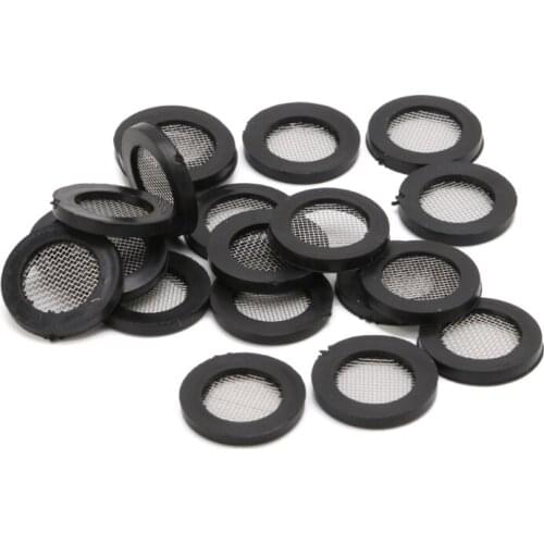 20pcs Seal O-Ring Hose Gasket Flat Rubber Washer Filter Net for Faucet Grommet