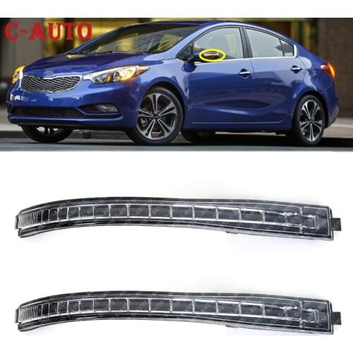 C-Auto LED Side Mirror Turn Signal light Rearview Mirror Turn light Flash lamp For KIA FORTE 2013 2014 2015 2016 Cerato 2012