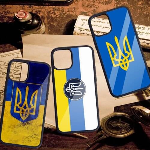 Keep Calm And Ukraine Of Flag Phone Case PC for iPhone 11 12 pro XS MAX 8 7 6 6S Plus X 5S SE 2020 XR
