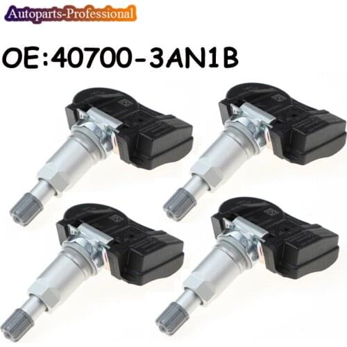 4 pcs/lot Car TPMS Sensor 40700-3AN1B 407003AN1B TPMS Tire Pressure Sensor For 2013-2017 N ISSAN LEAF CUBE JUKE SENTRA 315MHz