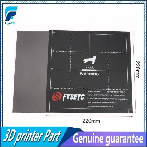 Flex Magnetic 220x220 mm Heatbed Build Surface Plate Sheet 8.7''*8.7'' 2 in 1 with 3M Adhesive For Wanhao i3 Anet A8 A6 Ender 5