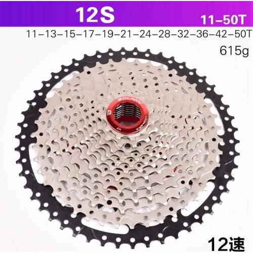 BOLANY 12S Speed Cassette 11-50T Wide Ratio Freewheel Mountain Bike MTB Bicycle Cassette Flywheel Sprocket for M7000 M8000