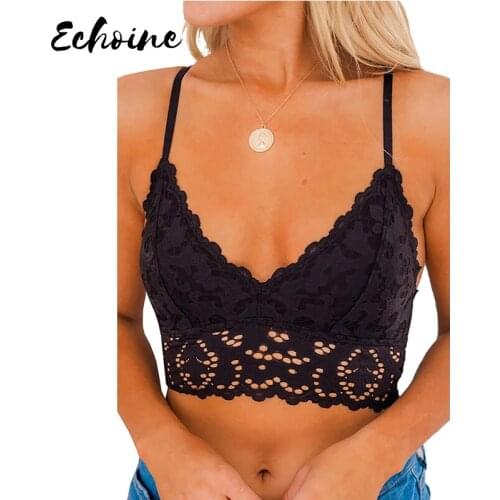 Sexy Satin Crop Tops Women Wireless Bralette Crochet Crop Top Female Spaghetti Strap T-shirt Cropped With Chest Padded Camisole