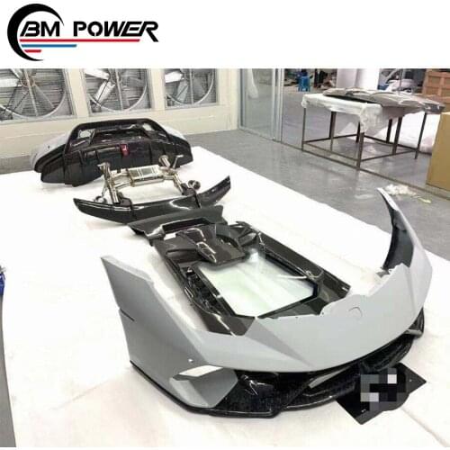 LP700/LP720S forged carbon fiber body kit with front bumper front lip side skirt rear bumper exhaust rear wing LP700/LP720S car