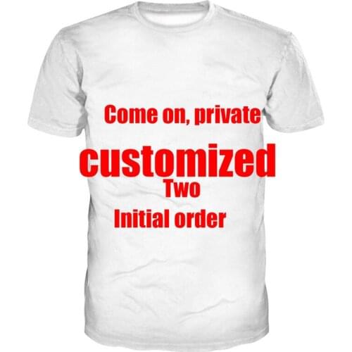 Fashion New Hot Summer Any Custom 3d Printed T-Shirt 110-6xl In Various Styles Sending Pictures Customization Women And Men