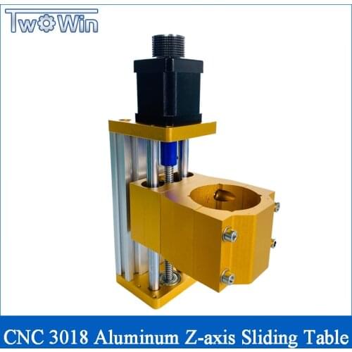 CNC 3018 Z-axis Module Apply Nema17/52 42/57 Stepper Motor Spindle Hole 52mm Aluminum Sliding Table Engraving Machine Accessory