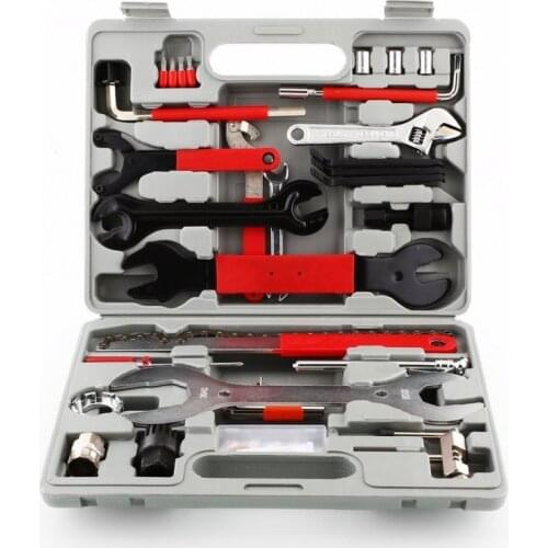 Bicycle repair tool set steel tool Multi-function riding tool home repair box Wrench sleeve inner hexagon