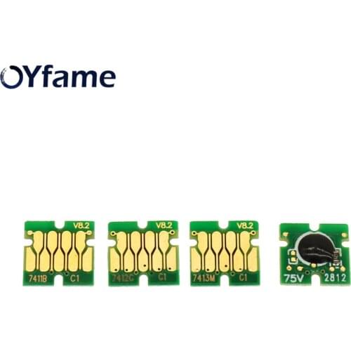 OYfame T7411-T7414 T7411 Ink Tank Chip Cartridge Chip For Epson SureColor F6000 F6070 F6200 F6270 F7000 F7070 F7100 F7170