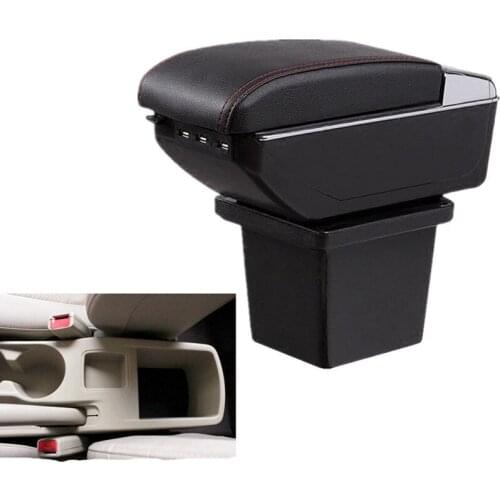 Arm Rest For Hyundai Elantra Touring i30 i30cw 2007-2011 Center Centre Console Storage Box Armrest Rotatable 2008 2009 2010