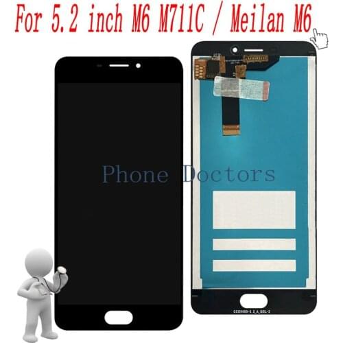 5.2" Full LCD DIsplay+Touch Screen Digitizer Assembly For Meizu M6 M711C / Meilan M6 M711Q M711M 100% Tested
