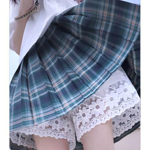 NEW Japanese Style Kawaii JK Pumpkin Shorts Anti-light Lace Safety Short Pants Lolita Skirt Women Cute Knicker Star Moon Shorts