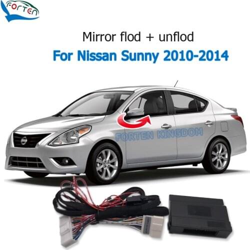 Forten Kingdom Car Side Auto Rear Mirror Folding System Module For Nissan Sunny 2010-2014